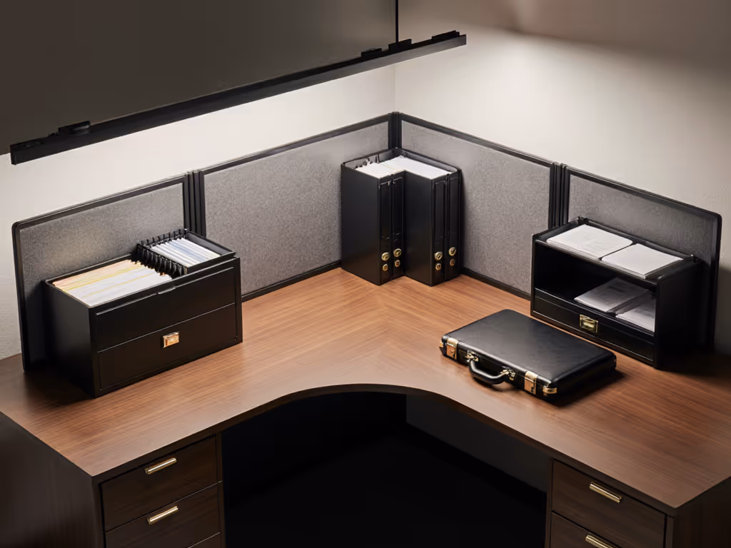 zoned_legal_workstation_showing_document_research_and_secure_storage_areas