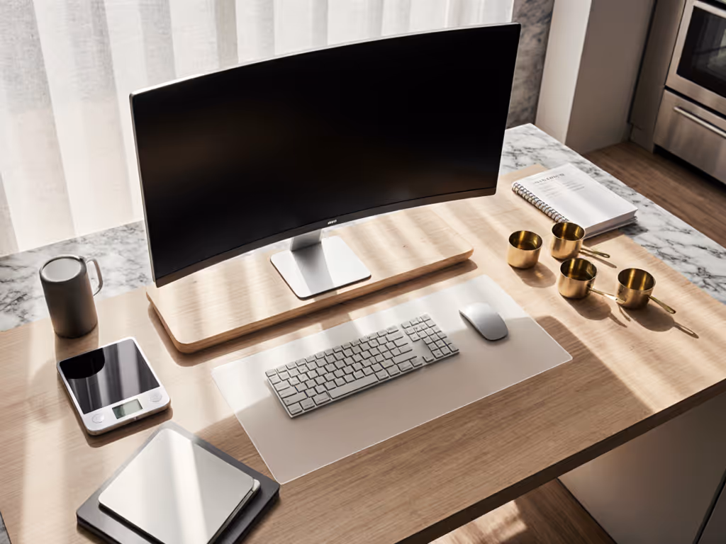 example_pastry_desk_near_kitchen_with_monitor_and_keyboard_tray