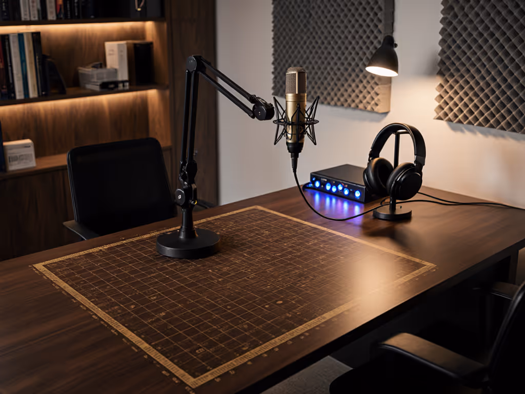 Voice Workstation Setup: Collision-Free Acoustic Blueprint